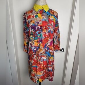 Vintage 90s Silk Dress